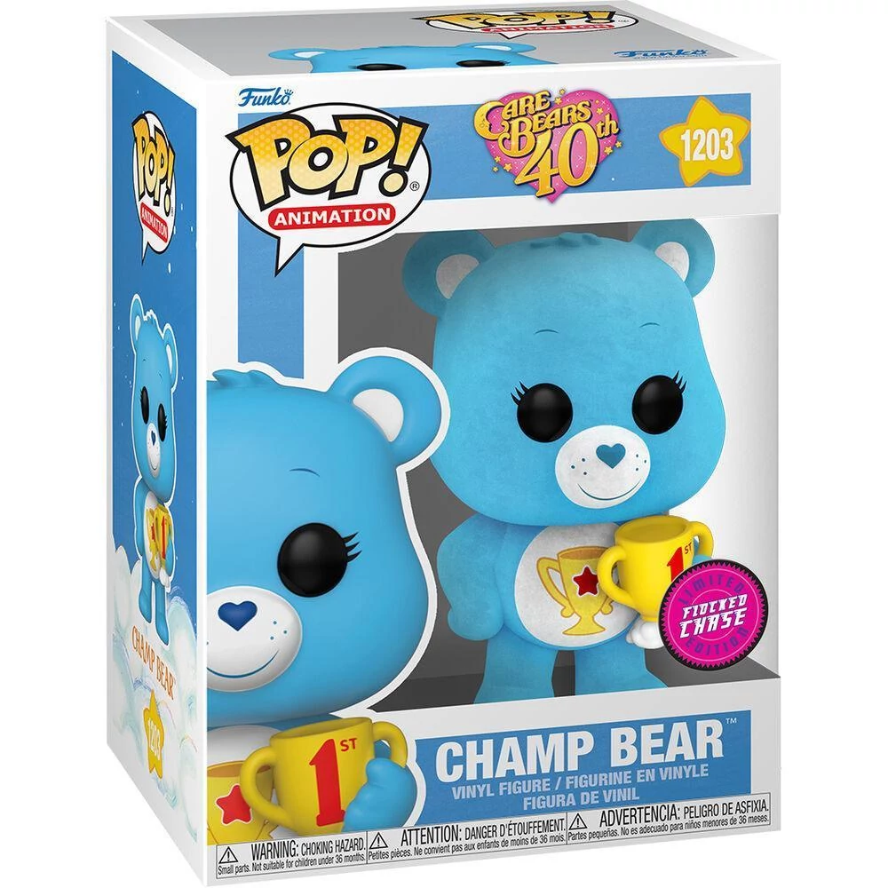 sticky Funko POP! Animation: Care Bears 40th Anniversary - Champ Bear figura (chase) #1203