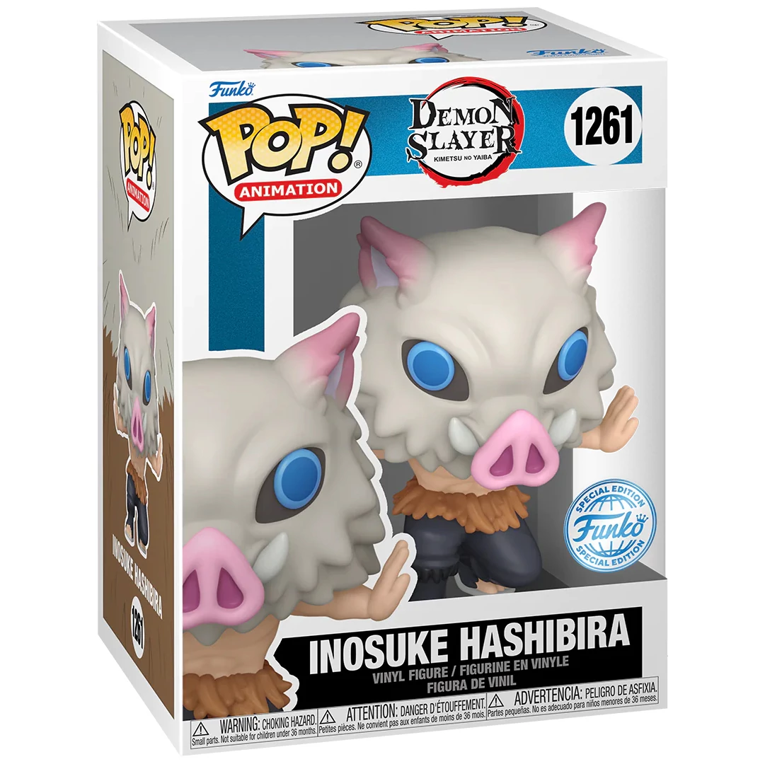 sticky Funko POP! Animation: Demon Slayer - Inosuke Hashibira (SE) figura #1261