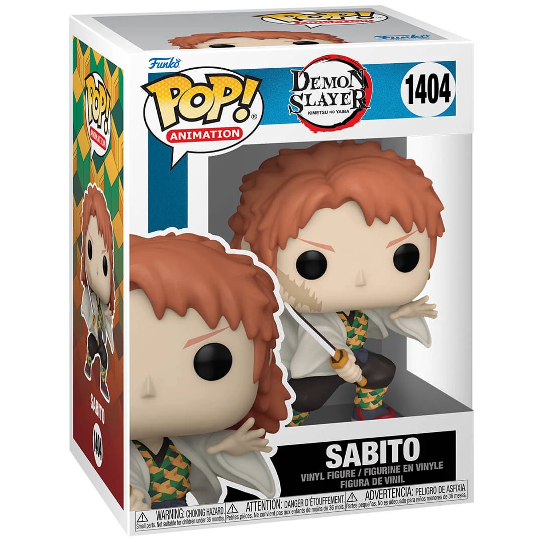 sticky Funko POP! Animation: Demon Slayer - Sabito (No Mask) figura #1404