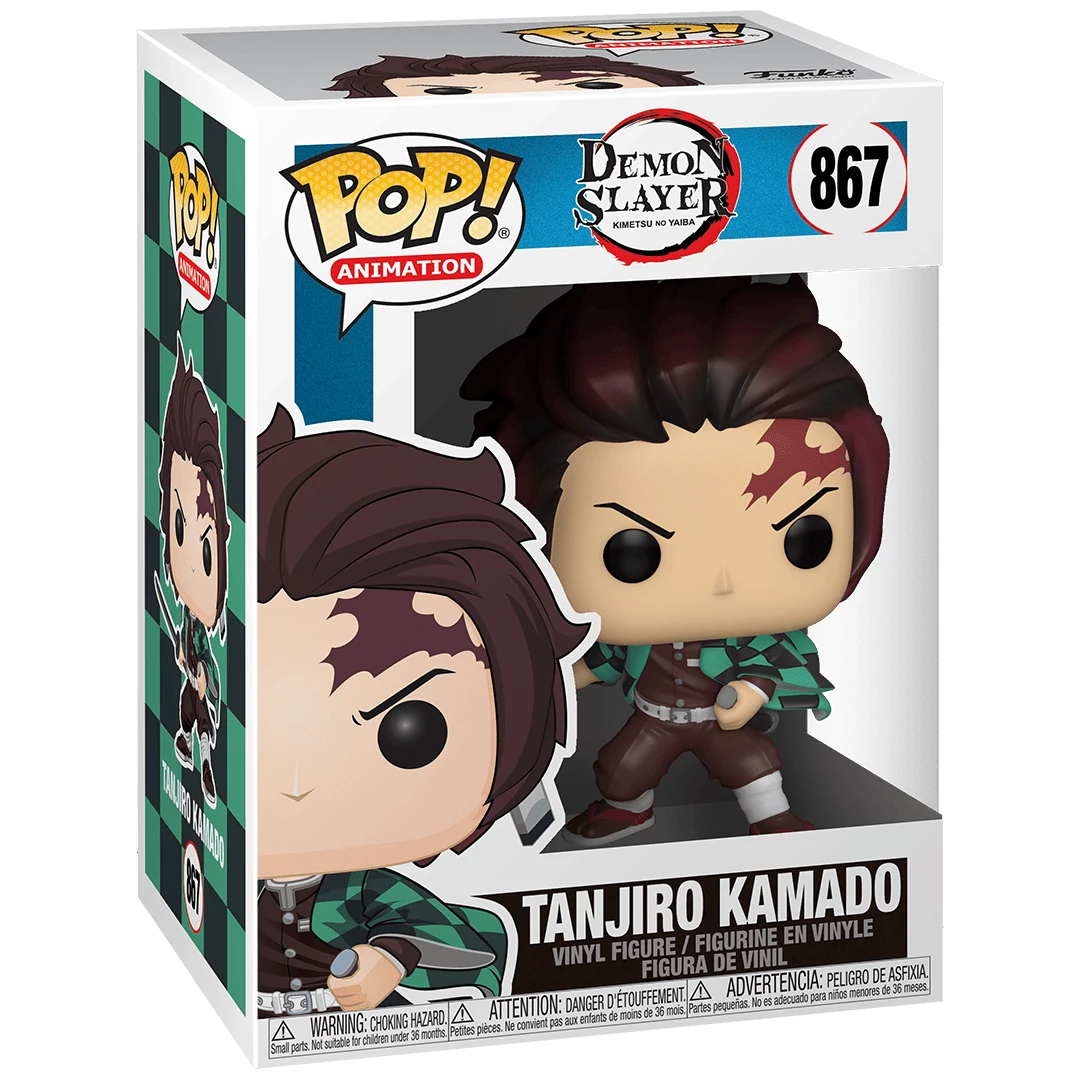 sticky Funko POP! Animation: Demon Slayer - Tanjiro Kamado figura #867