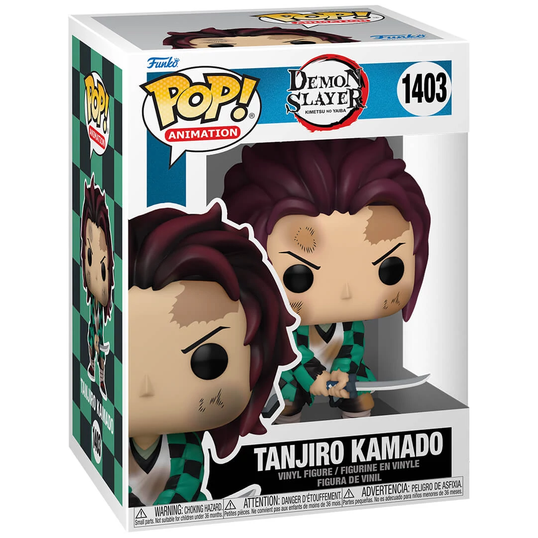 sticky Funko POP! Animation: Demon Slayer - Tanjiro (Training) figura #1403