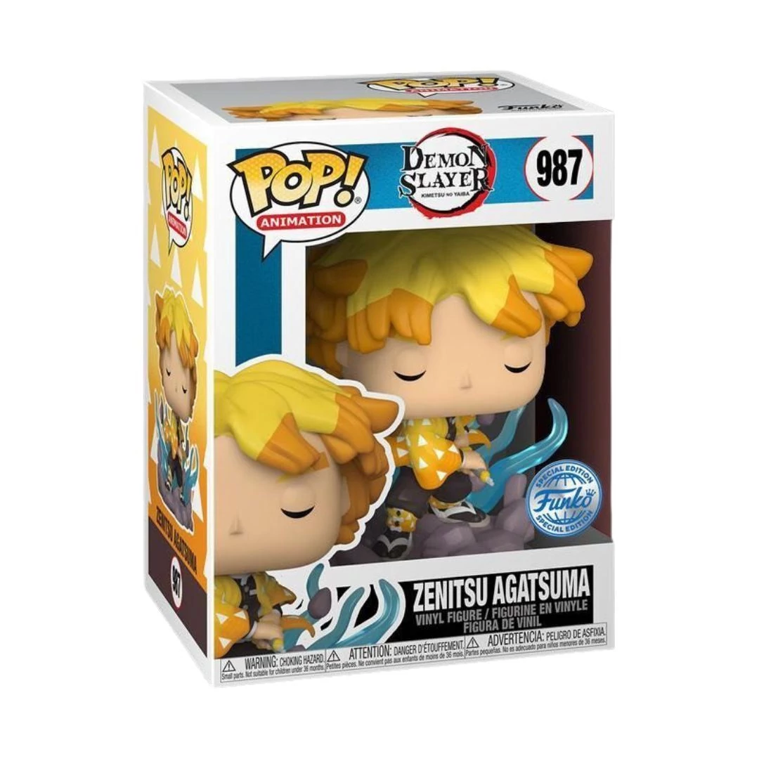 sticky Funko POP! Animation: Demon Slayer - Zenitsu Transforming figura #987