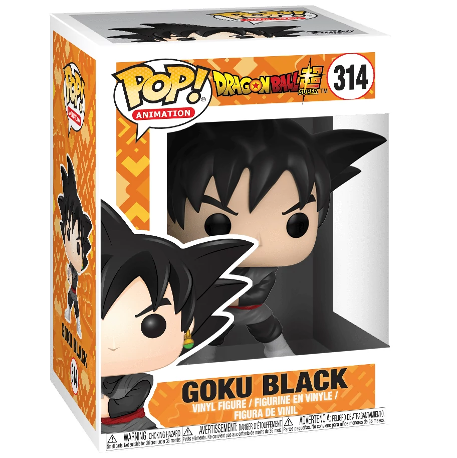 sticky Funko POP! Animation: Dragon Ball Super - Goku Black figura #314