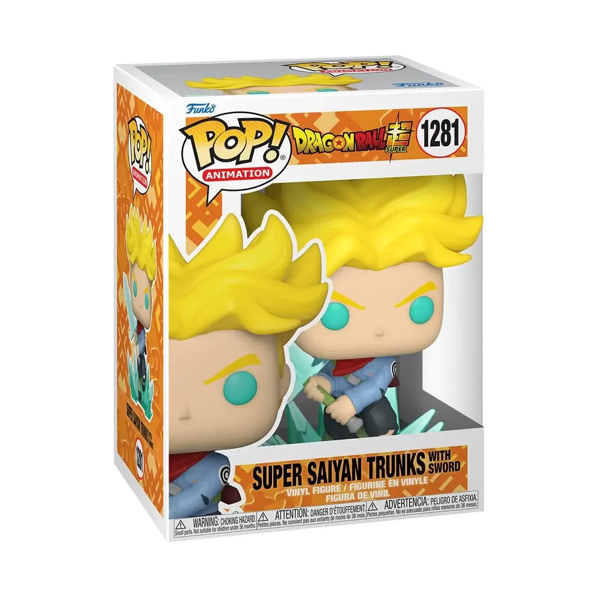 sticky Funko POP! Animation: Dragon Ball Super - SS Trunks w/ Sword figura #1281