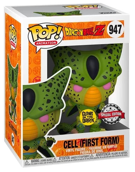 sticky Funko POP! Animation: Dragon Ball Z - Cell (First Form) figura #947