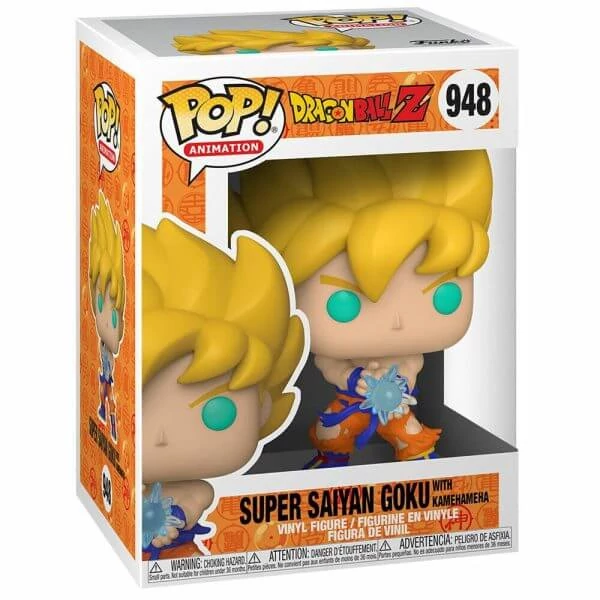 sticky Funko POP! Animation: Dragon Ball Z - SS Goku w/ Kamehameha Wave figura #948