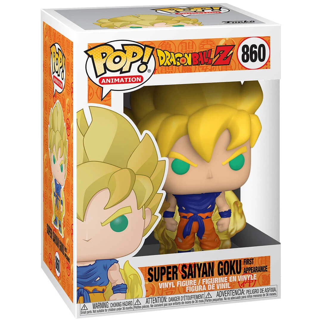 sticky Funko POP! Animation: Dragon Ball Z - Super Saiyan Goku figura #860