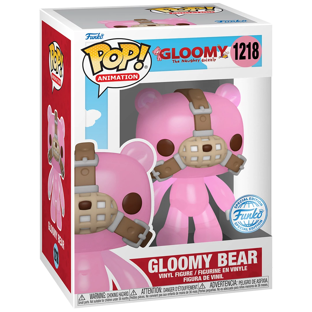 sticky Funko Pop! Animation: Gloomy Bear The Naughty Grizzly - Gloomy Bear (Translucent) figura #1218