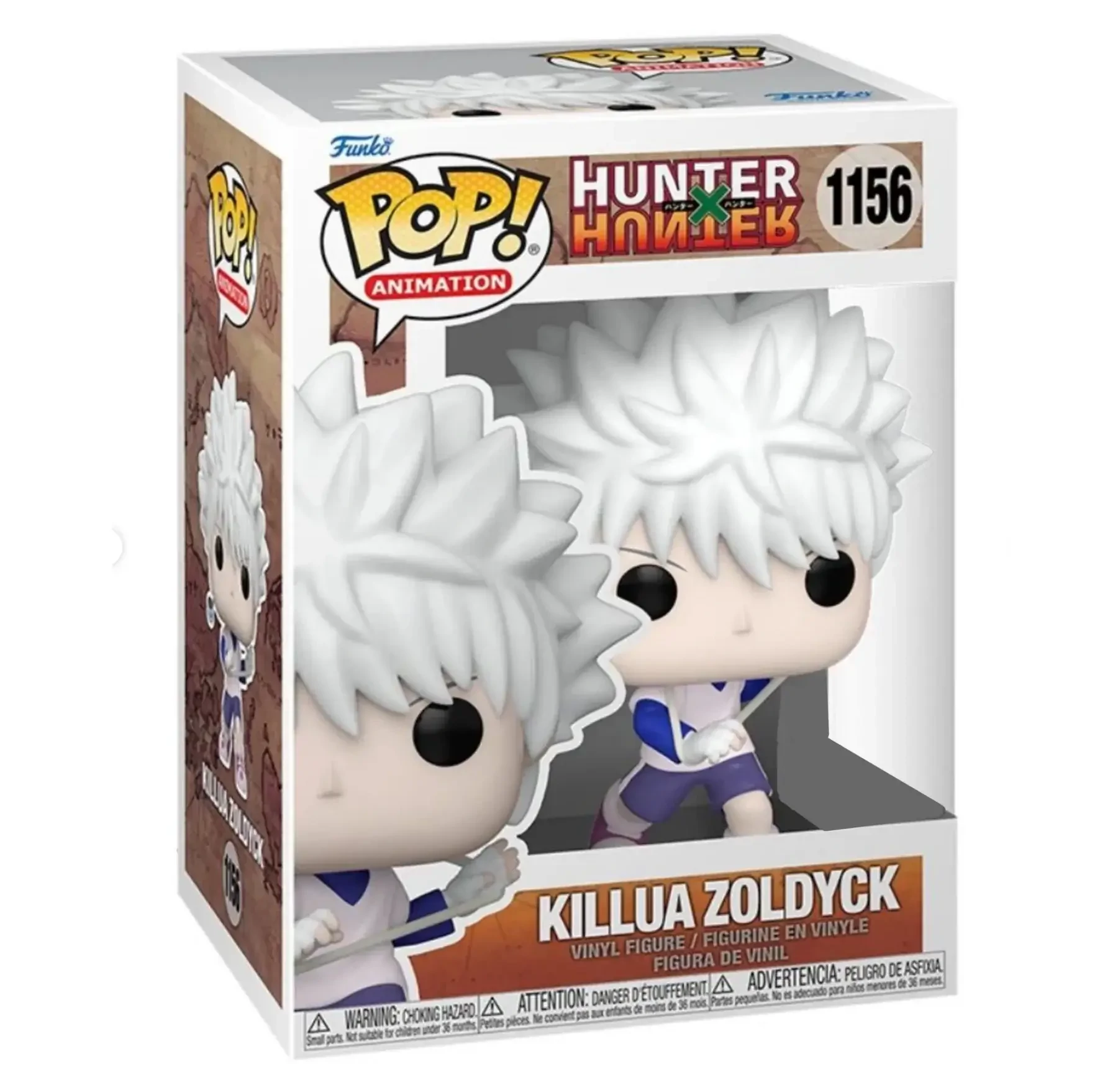 sticky Funko Pop! Animation: Hunter x Hunter - Killua Zoldyck (with Yo-Yo) figura #1156