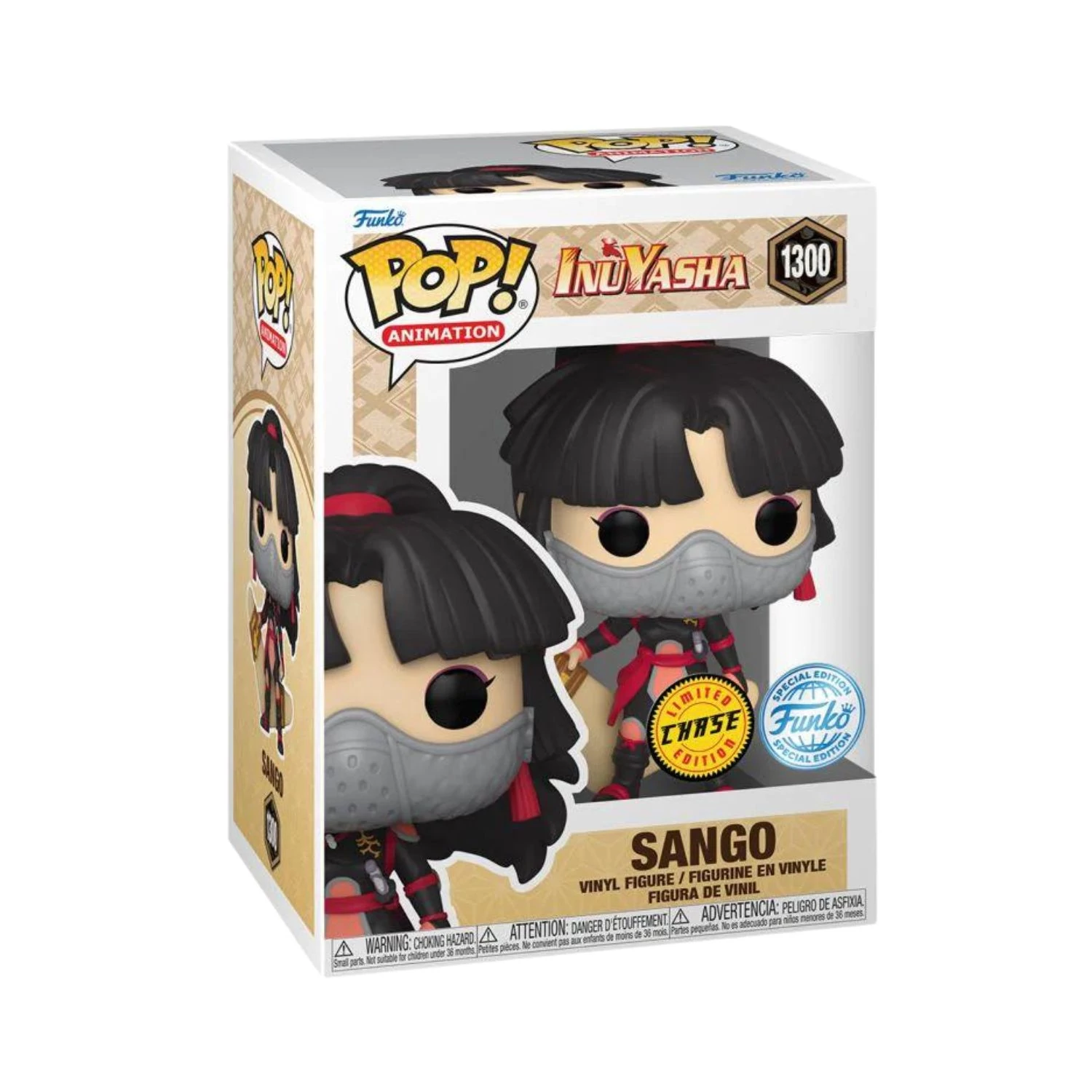 sticky Funko POP! Animation: Inuyasha - Sango with Maske figura (SE) chase