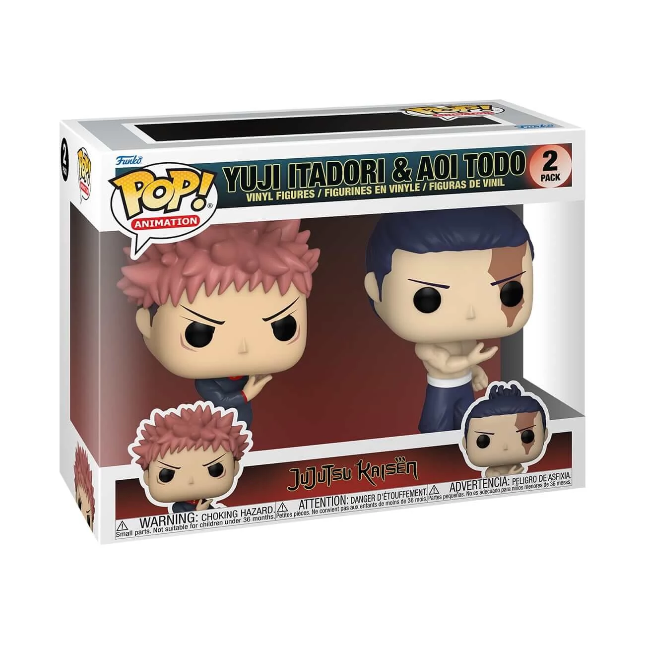 sticky Funko POP! Animation: Jujutsu Kaisen - Itadori & Todo 2PK figura