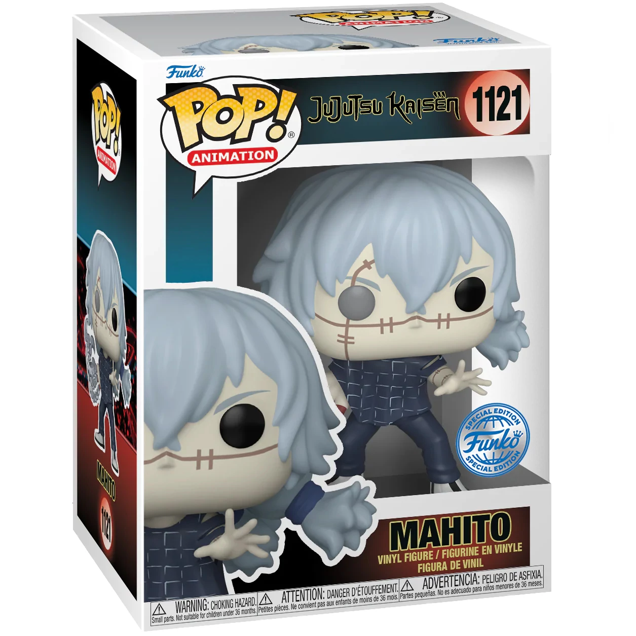 sticky Funko Pop! Animation: Jujutsu Kaisen - Mahito (New Arms) figura #1121