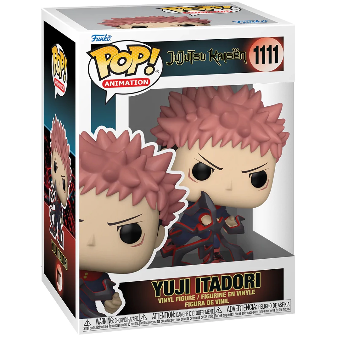 sticky Funko POP! Animation: Jujutsu Kaisen - Itadori (Black Flash) figura #1111