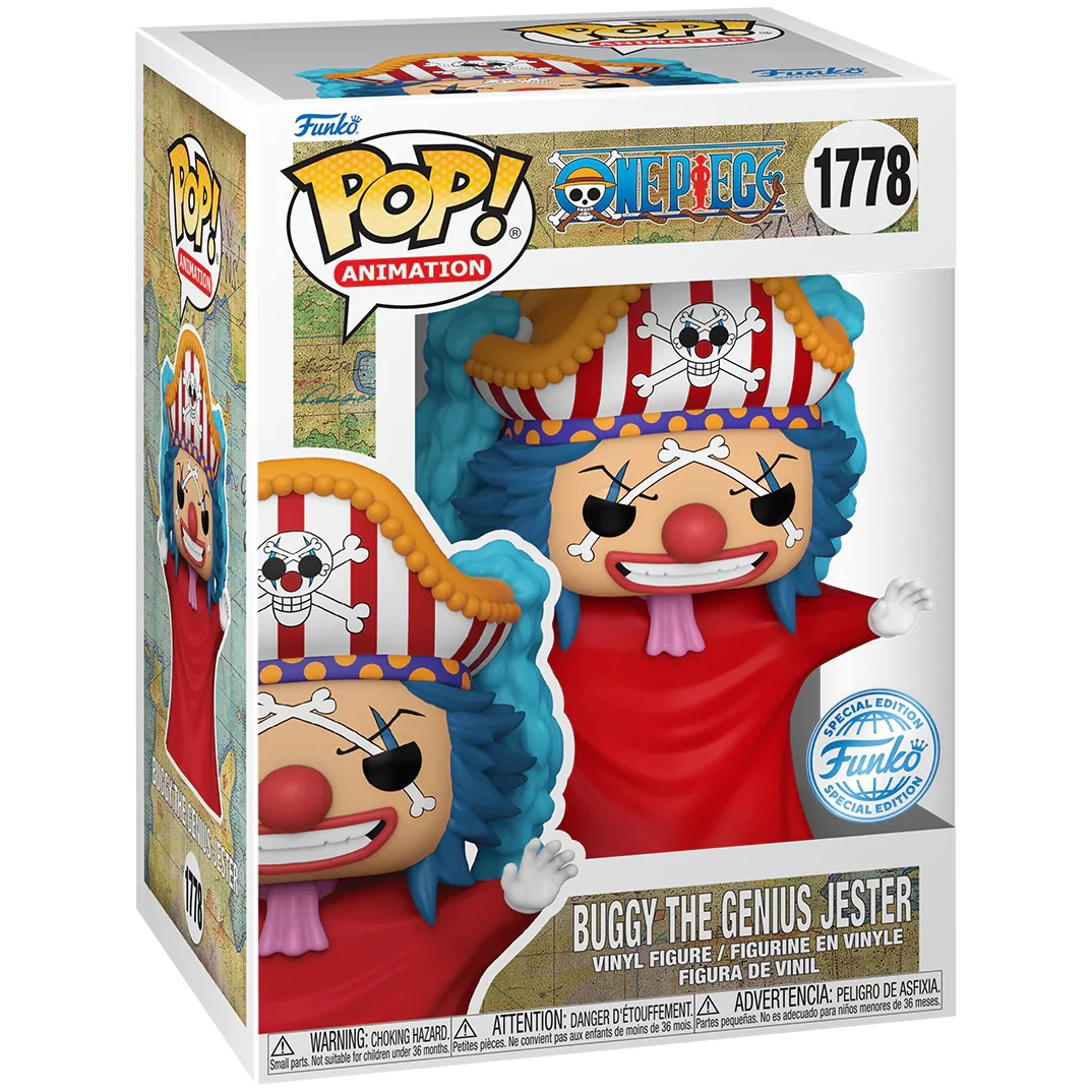 sticky Funko POP! Animation: One Piece - Buggy figura