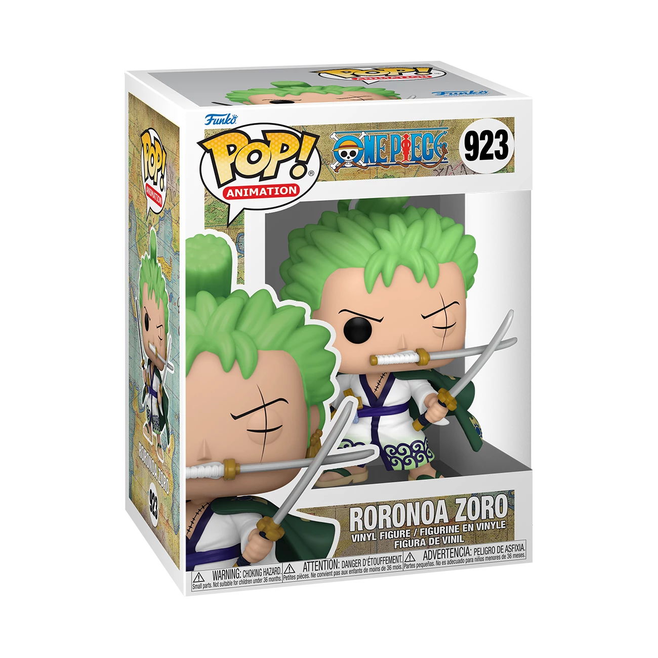 sticky Funko POP! Animation: One Piece - Roronoa Zoro figura #923