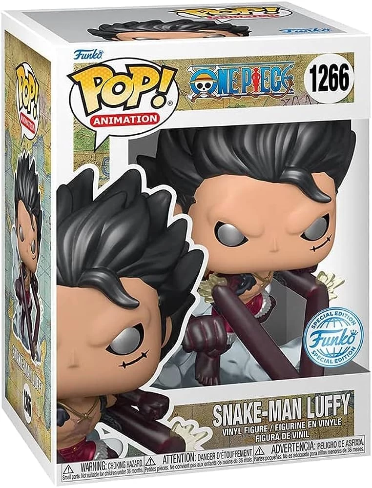 sticky Funko Pop! Animation: One Piece S6 - Snake-Man Luffy (Metallic) figura #1266