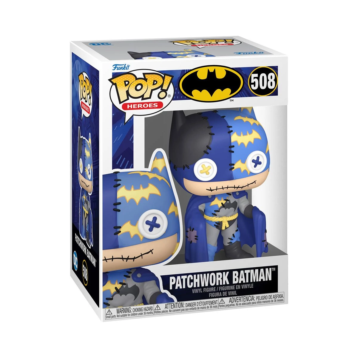 sticky Funko POP! Heroes: ​Patchwork - Batman​ figura #508