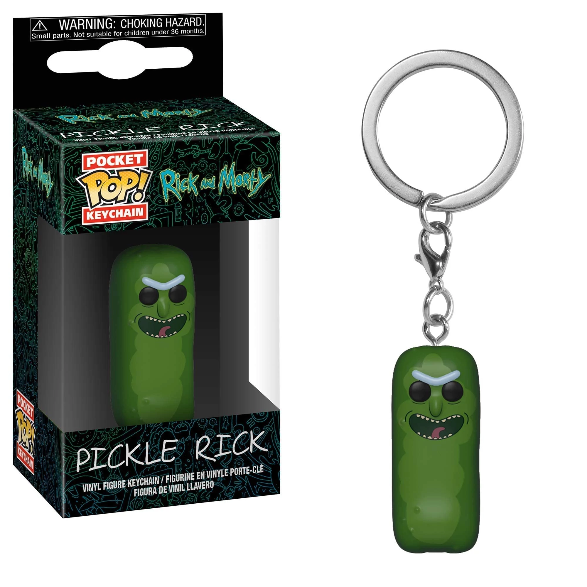 sticky Funko POP! Animation: Rick & Morty - Pickle Rick kulcstartó