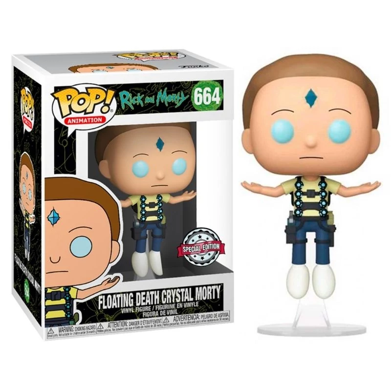 sticky Funko POP! Animation: Rick & Morty - Floating Death Crystal Morty figura #664