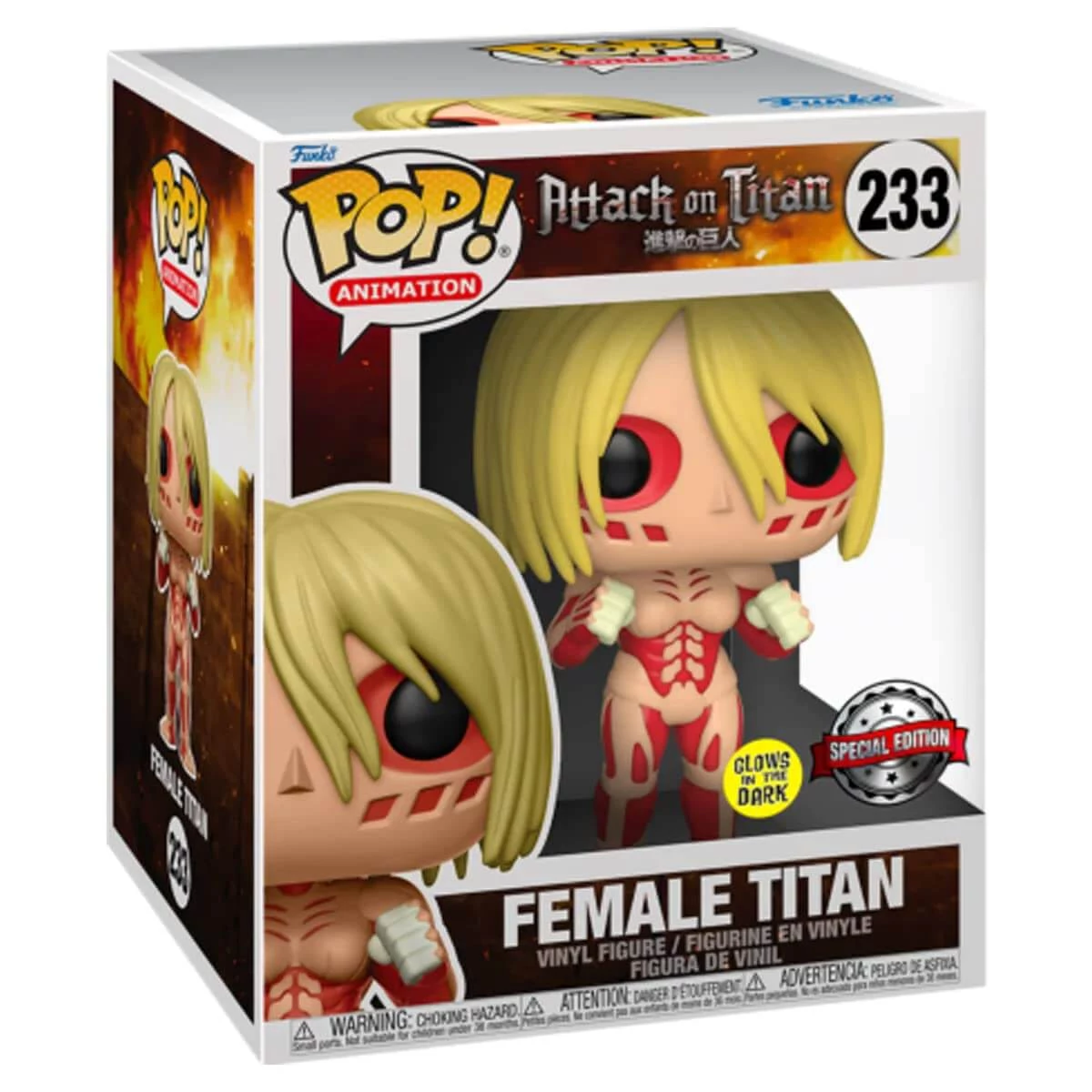 sticky Funko Pop! Animation Super: Attack on Titan - Female Titan (6