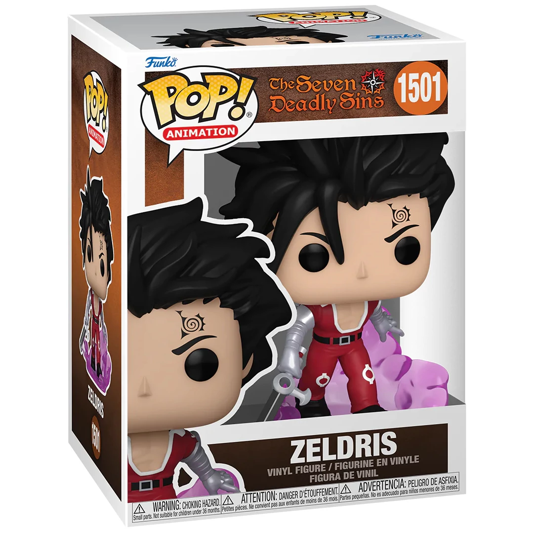 sticky Funko POP! Animation: The Seven Deadly Sins - Zeldris figura #1501