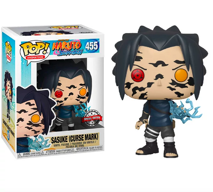 sticky Funko POP! Animation: Naruto Shippuden - Sasuke (curse mark) figura #455