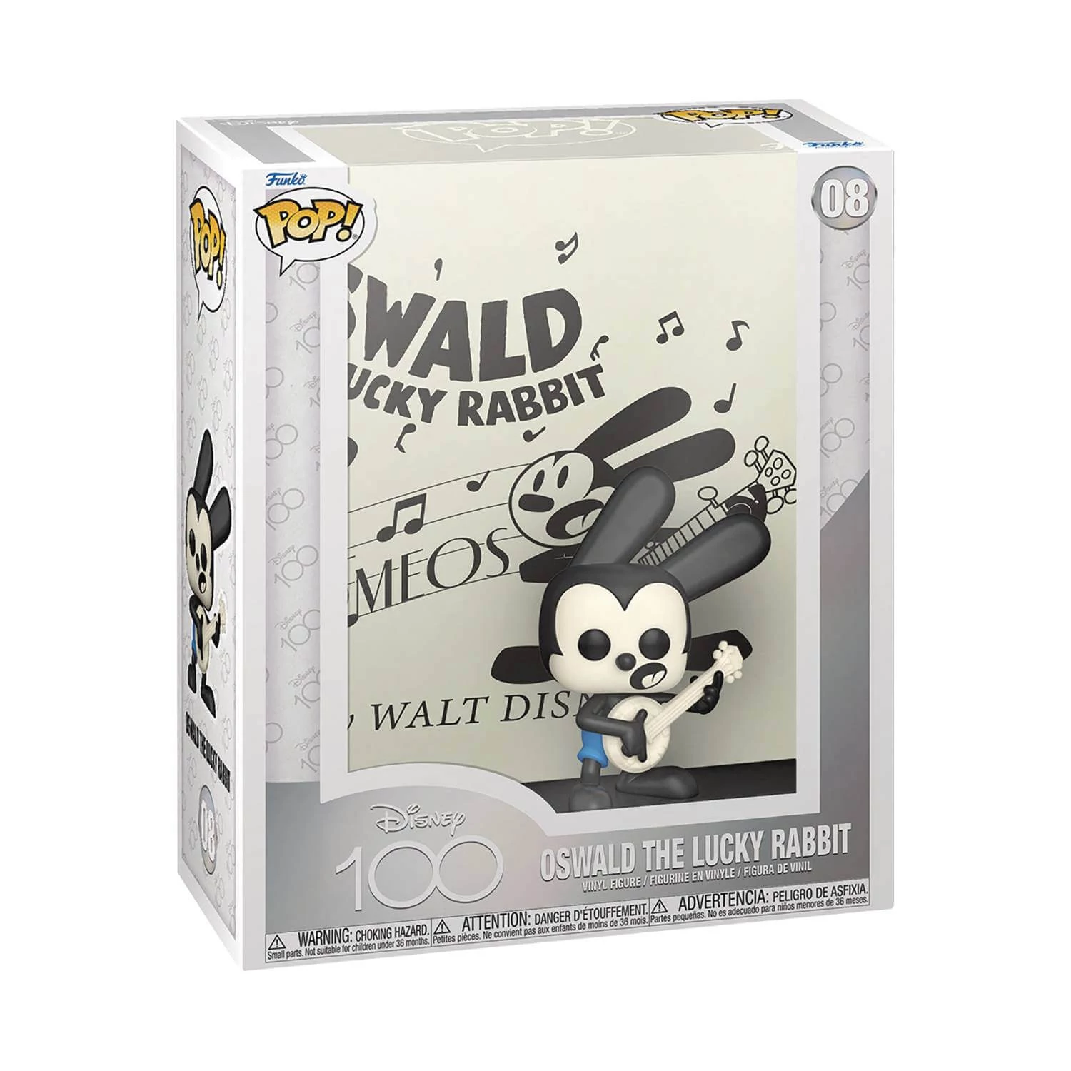 sticky Funko POP! Art Cover: D100 - Oswald The Lucky Rabbit figura #8