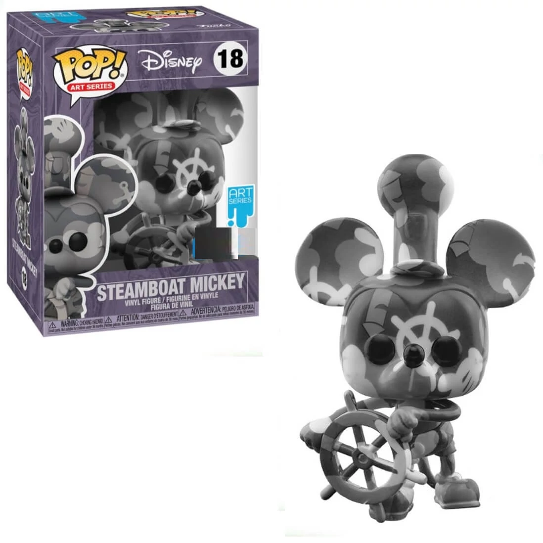 sticky Funko POP! Artist Series: Mickey - Steamboat Mickey figura #18