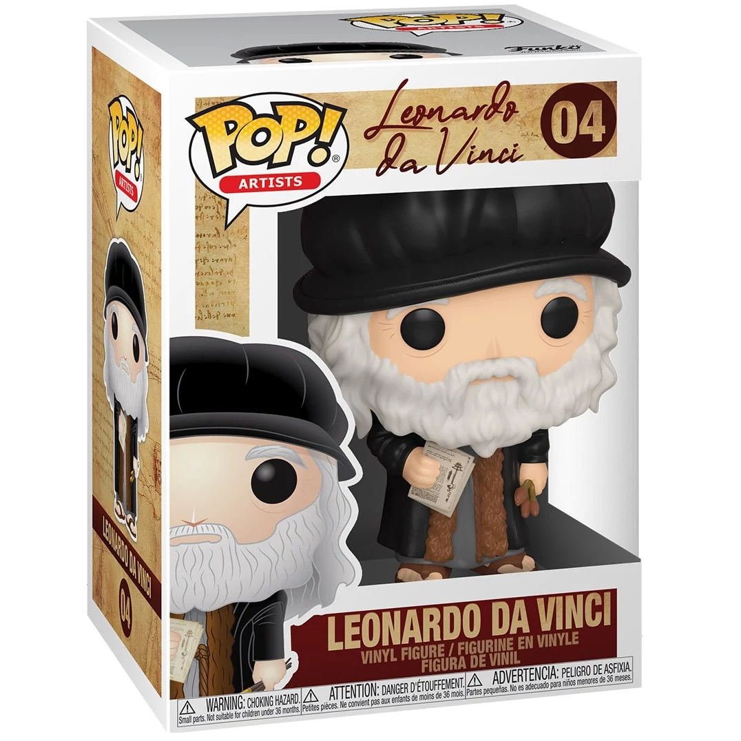 sticky Funko POP! Artists: Leonardo DaVinci figura #04