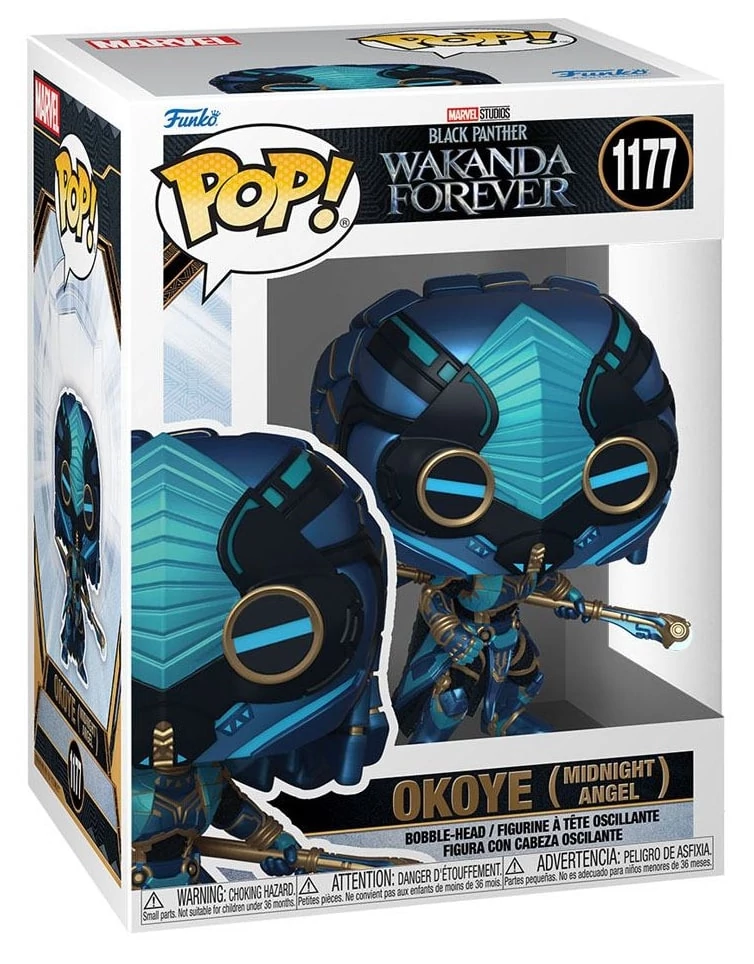 sticky Funko POP! Black Panther: Wakanda Forever - Okoye (Midnight Angel) figura #1177