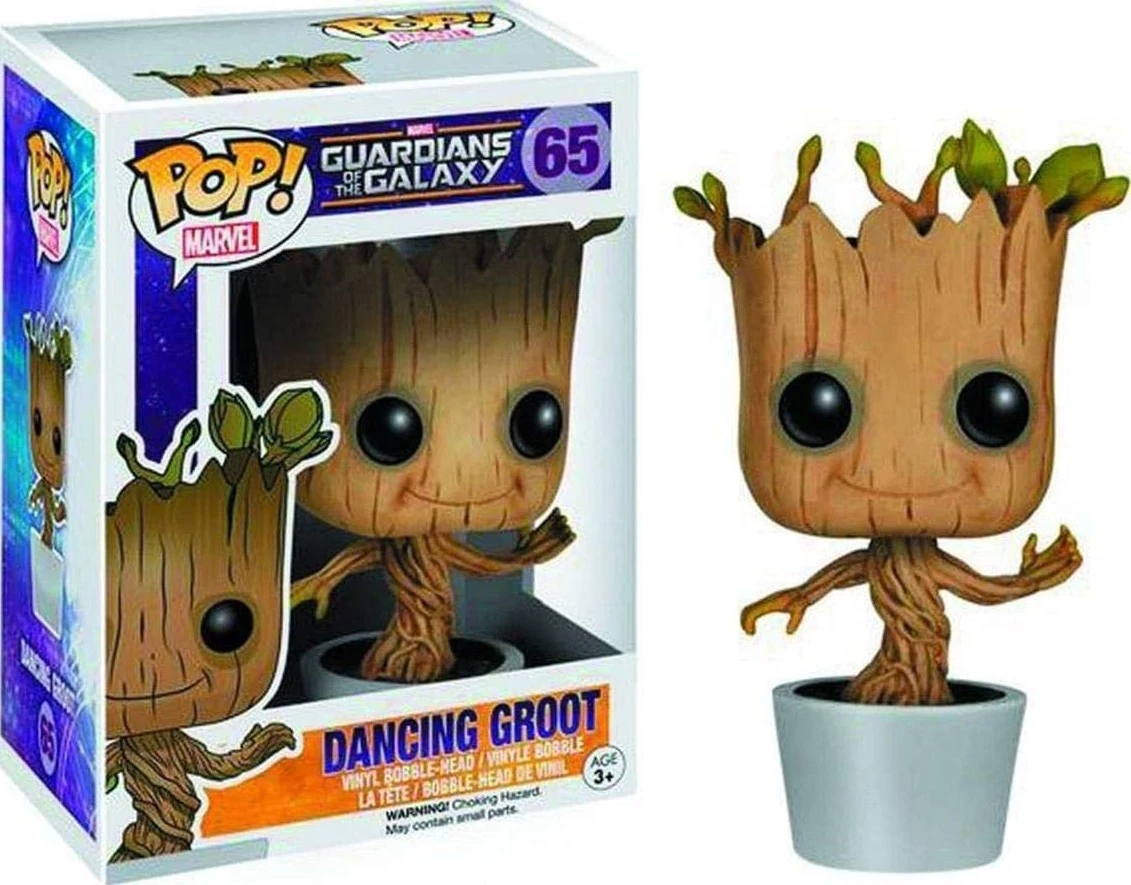 sticky Funko POP! Bobble Marvel: Guardians O/T Galaxy - Dancing Groot figura