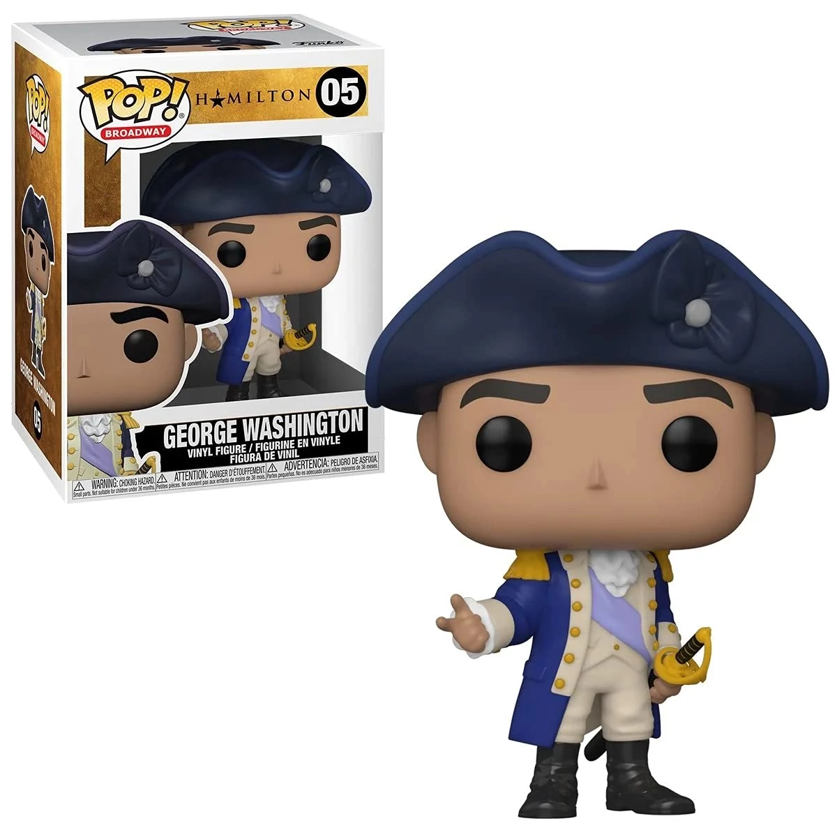 sticky Funko POP! Broadway: Hamilton - George Washington figura #5