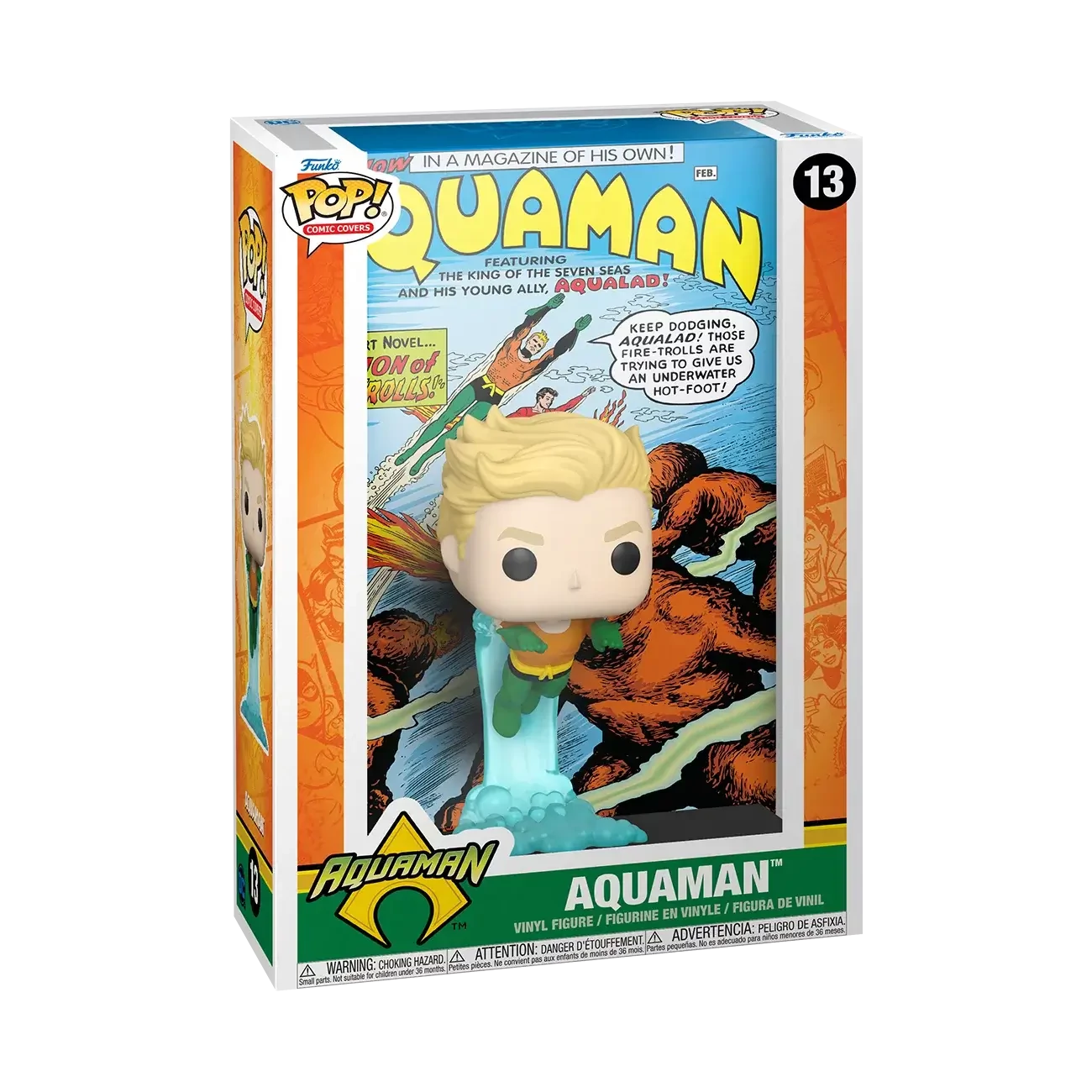 sticky Funko POP! Comic Cover: DC - Aquaman figura #13