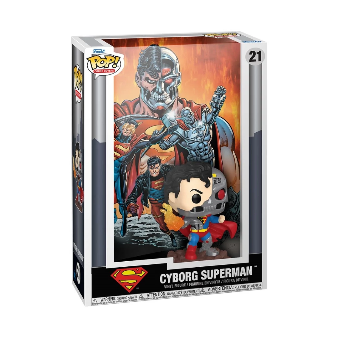 sticky Funko POP! Comic Cover: DC - Cyborg Superman figura