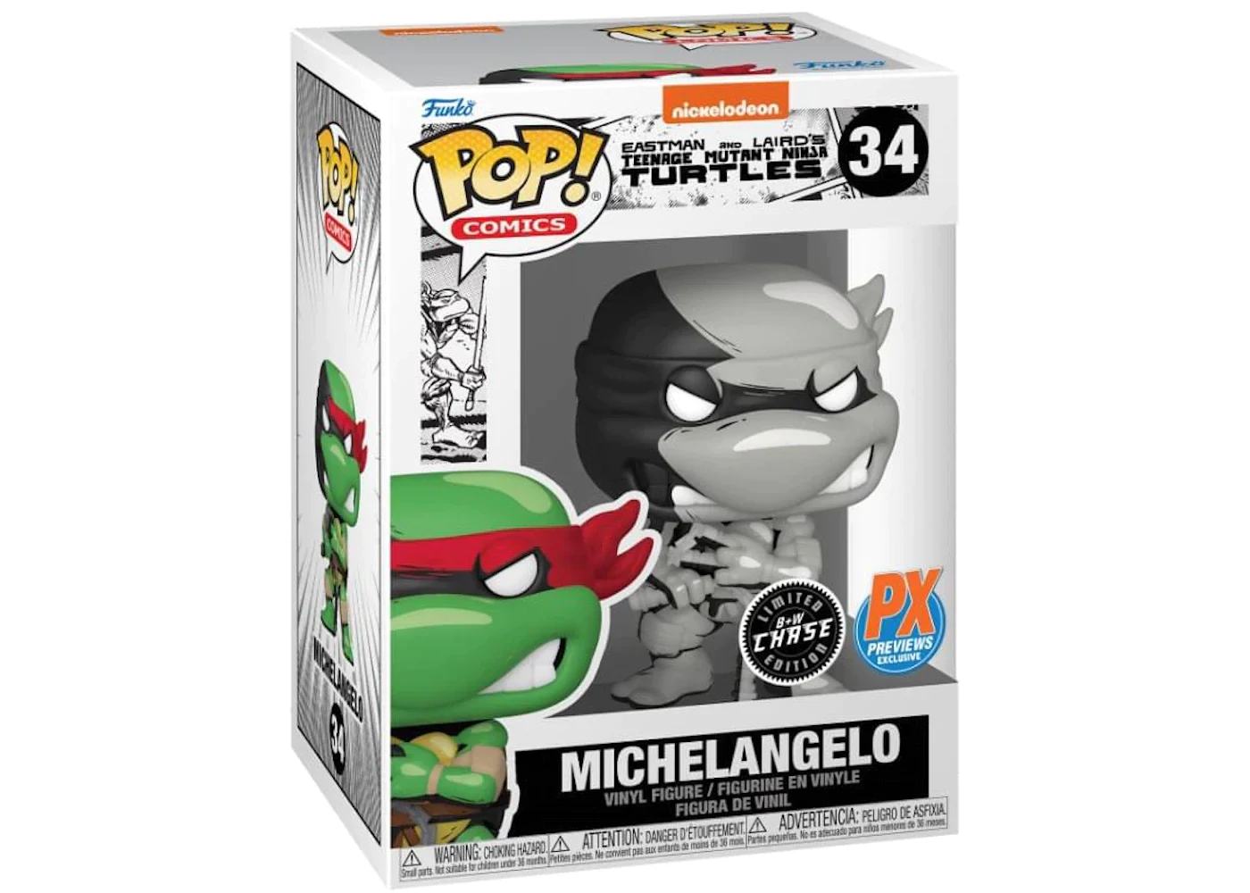 sticky Funko POP! Comics: TMNT - Michelangelo figura chase