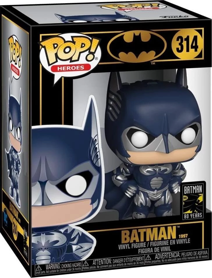 sticky Funko POP! Heroes: Batman 80th - Batman (1997) figura #314