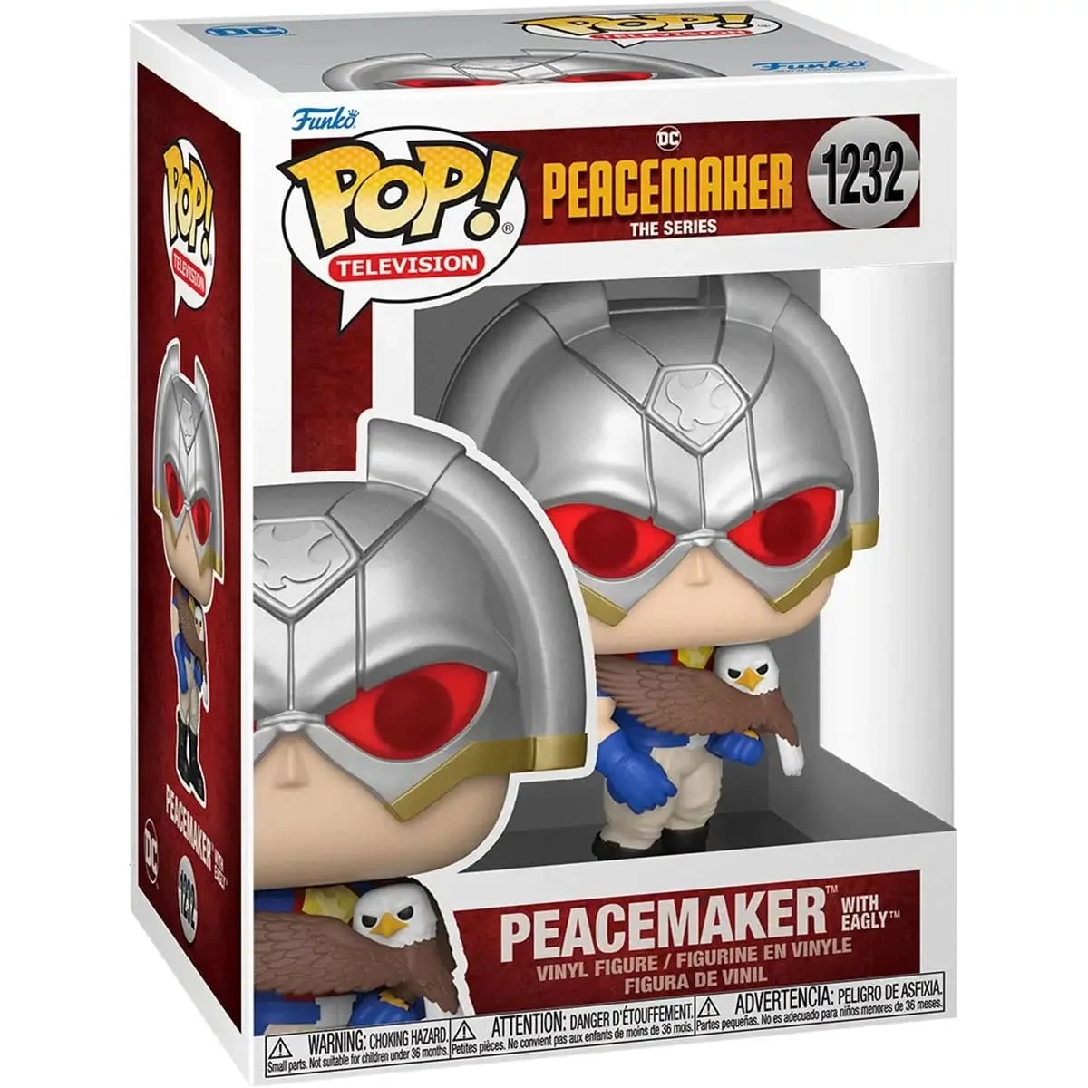 sticky Funko POP! TV: Peacemeaker - Peacemaker with Eagly figura