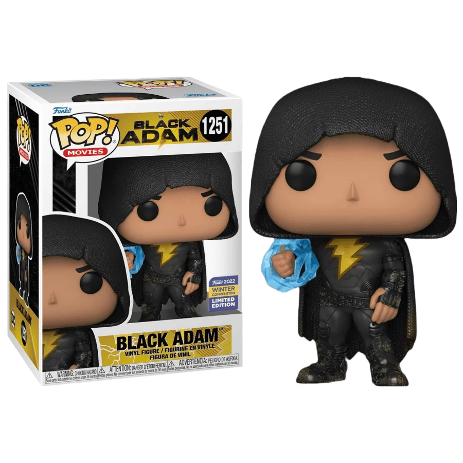 sticky Funko Pop! DC Movies: Black Adam - Black Adam with Cloak figura #1251