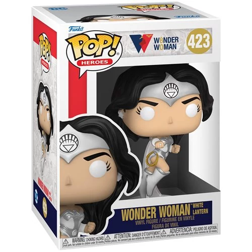 sticky Funko Pop! DC: Wonder Woman 80th - Wonder Woman (White Lantern) figura #423