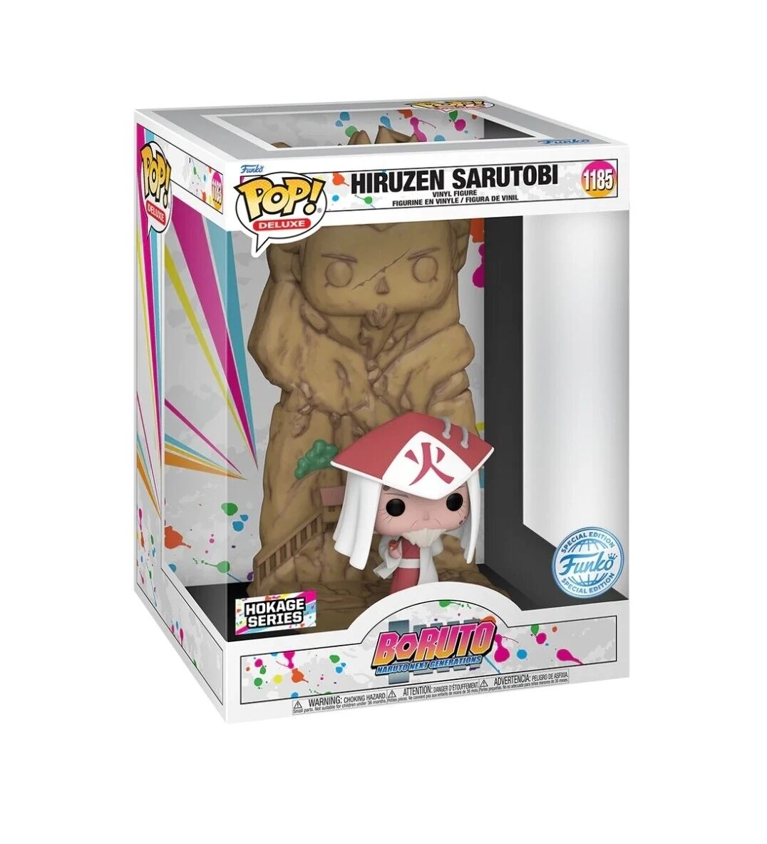 sticky Funko Pop! Deluxe: Boruto Naruto Next Generations - Hiruzen Sarutobi figura #1185