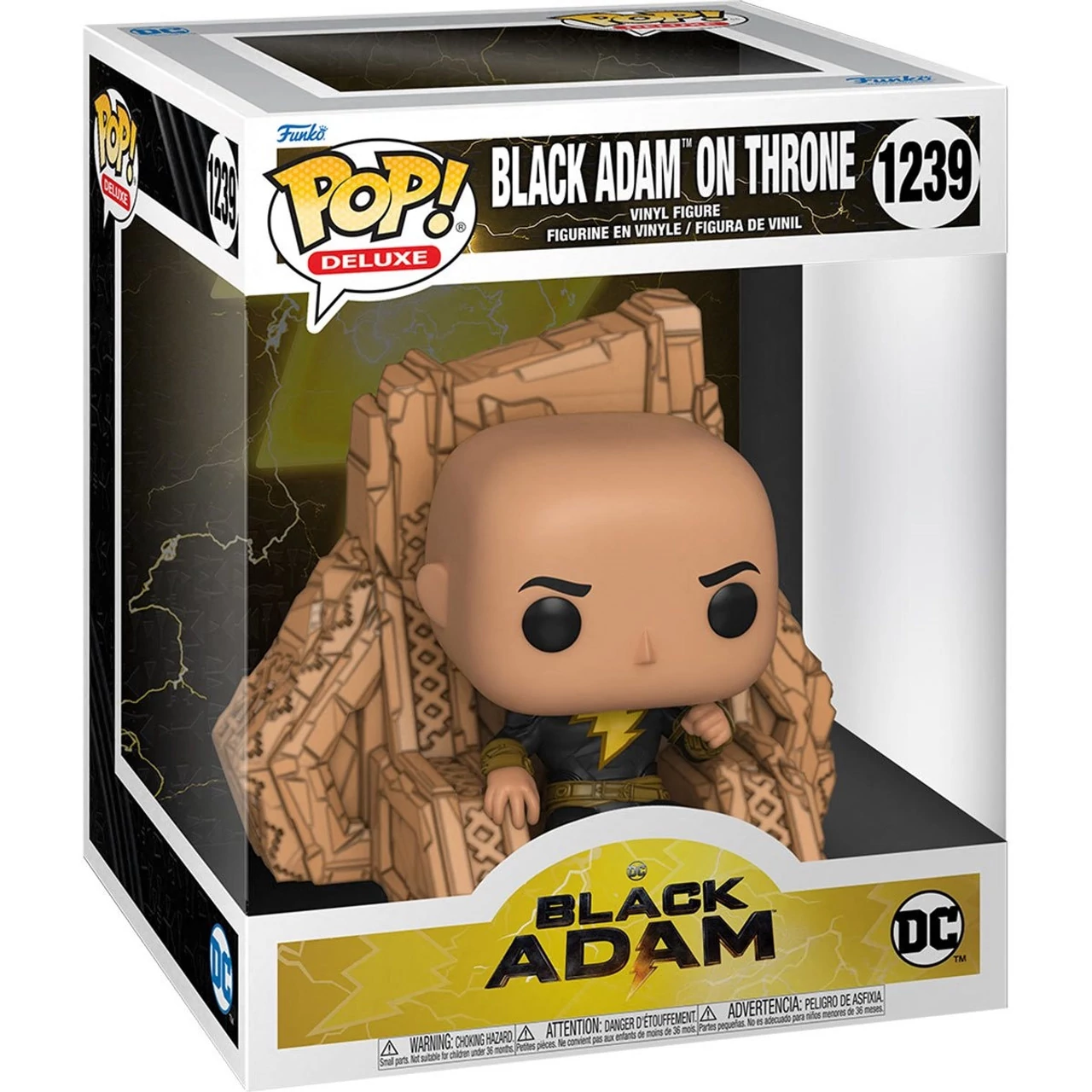 sticky Funko Pop! Deluxe: DC Black Adam - Black Adam on Throne figura #1239