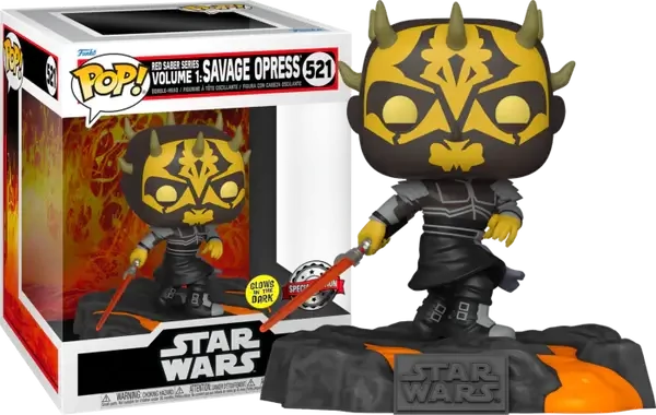 sticky Funko Pop! Deluxe: Star Wars Sith - Red Saber Series Vol.1 Savage Opress figura #521