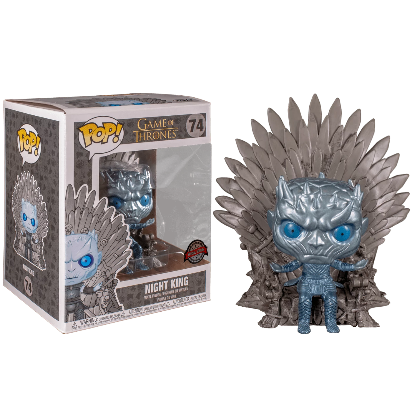 sticky Funko POP! Deluxe: Game of Thrones - Night King Throne (metallic) figura