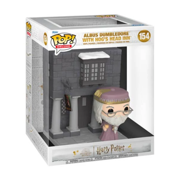 sticky Funko Pop! Deluxe: Harry Potter CoS Ann 20th - Albus Dumbledore with Hog's Head Inn figura #154