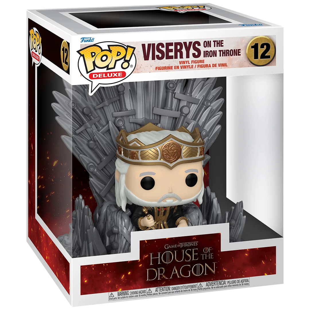 sticky Funko POP! Deluxe: House of the Dragon - Viserys on Throne figura #12