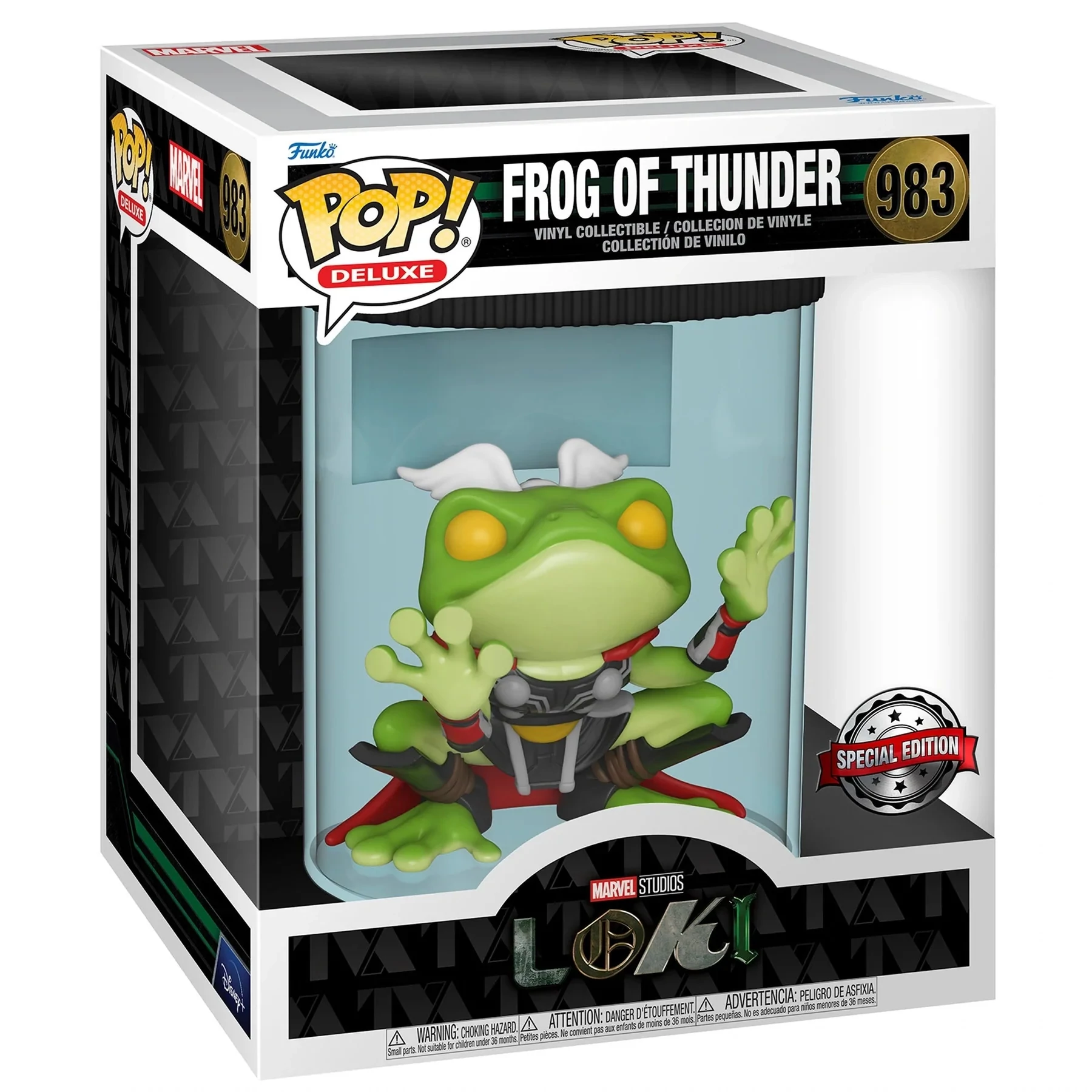 sticky Funko POP! Deluxe Marvel: Loki - Frog of Thunder figura #983