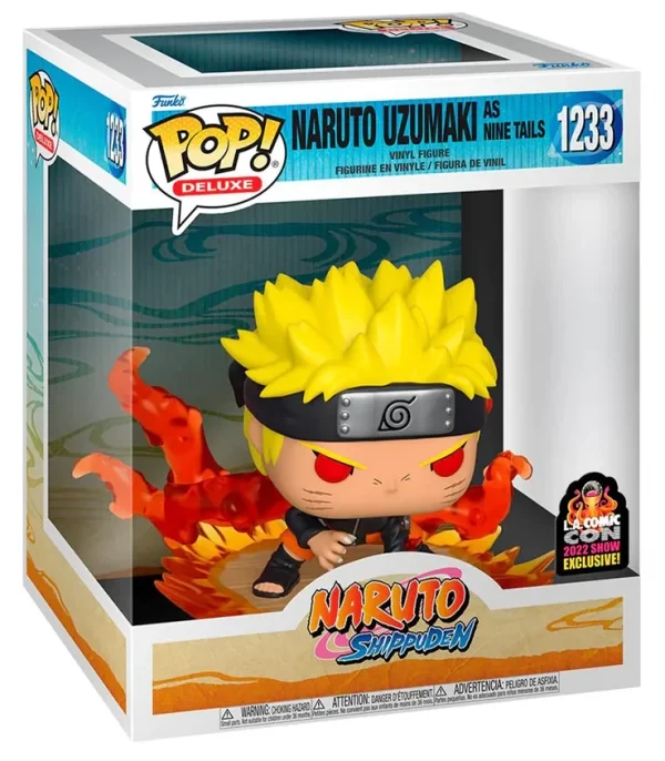 sticky Funko Pop! Deluxe: Naruto Shippuden - Naruto Uzumaki As Nine Tails figura #1233