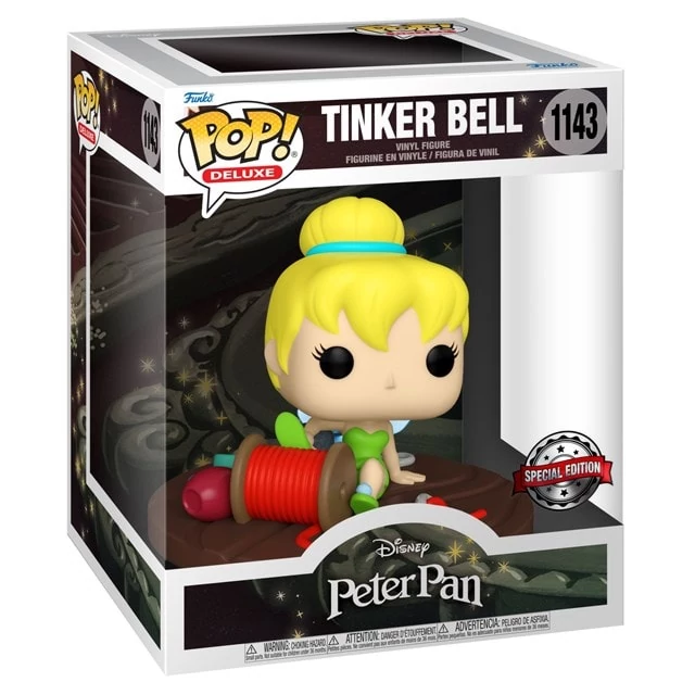 sticky Funko POP! Deluxe: Peter Pan - Tinker Bell on Spool figura #1143