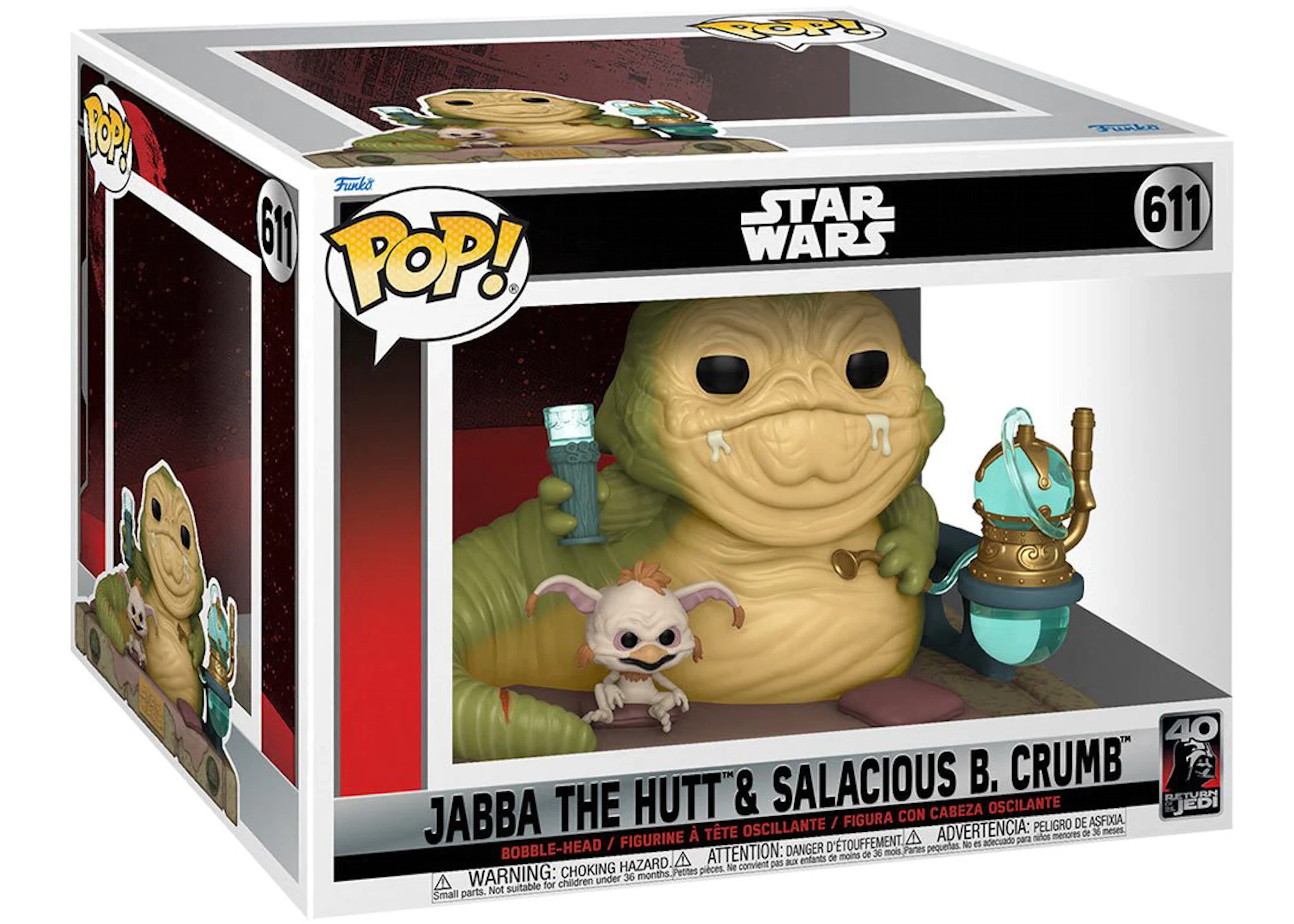sticky Funko POP! Deluxe: Return of the Jedi 40th - Jabba w/salacious figura #611