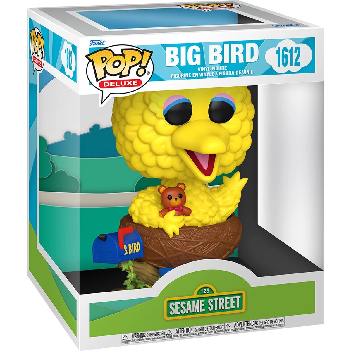 sticky Funko POP! Deluxe: Sesame Streed S3 - Big Bird in nest figura